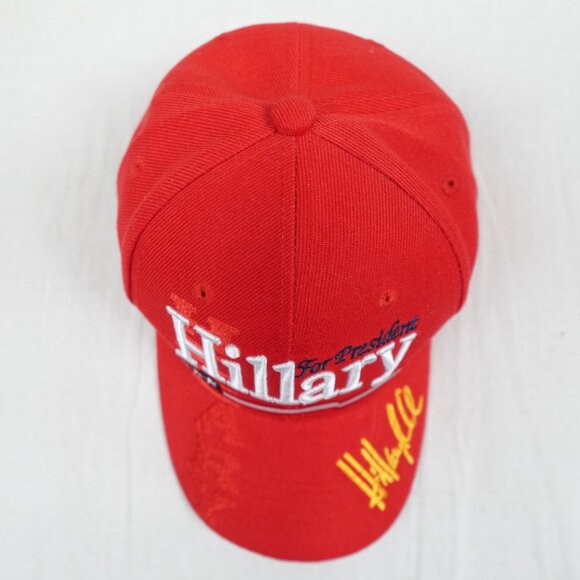 Hillary Clinton Presidential Campaign Logo Signature Hat Cap Adult Adjustable - Picture 5 of 9